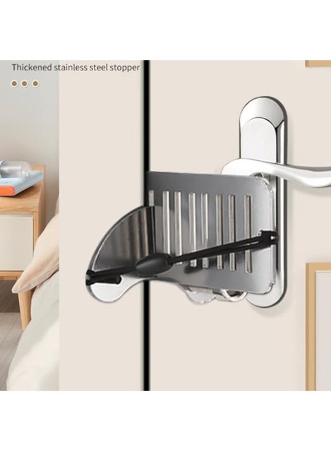 Joybos Stainless Steel Security Chain, Thickened Security Door Chain Lock, Door Anti-theft Latch, Suitable for Homes, Apartments, and Bedrooms - Image 5